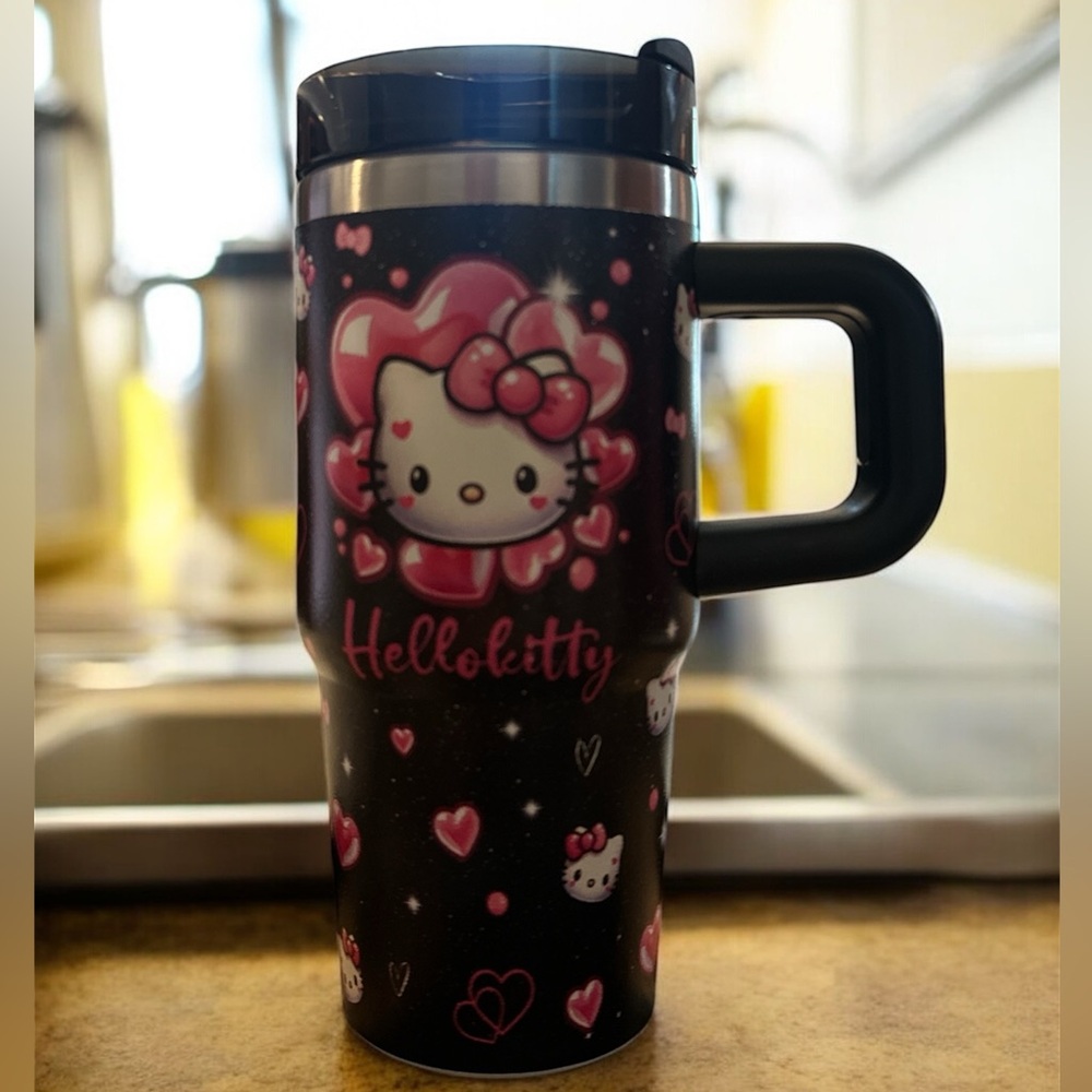 Kitty Black Travel Mug